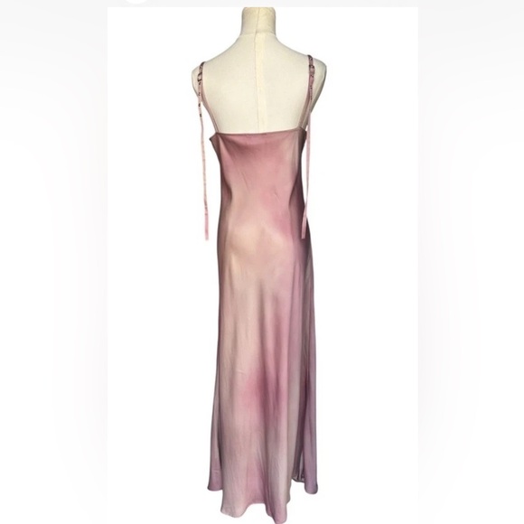 Acne Studios Darma Ombré Satin Slipdress Ballet Goth Size 38/Size 6 - Picture 9 of 9